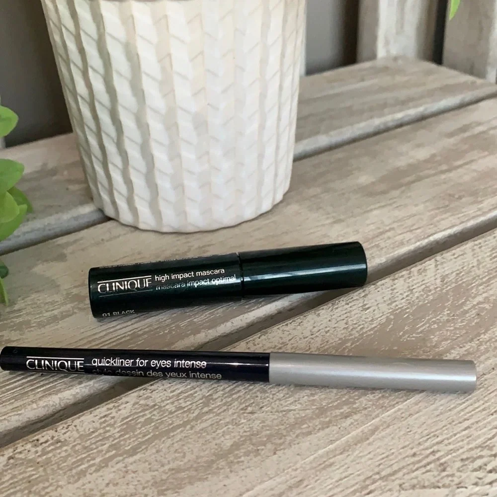 Quick-Liner 🍃🆕🍃Clinique Mascara .14oz & Quick- Eyeliner Set!!